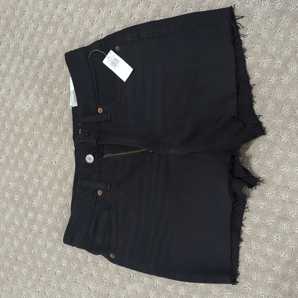 High waisted denim shorts - Picture 1 of 5